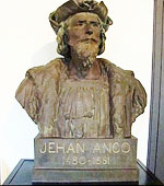 Buste de Jean Ango par Eugène Bénet, Château-musée de Dieppe.