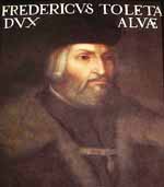 Fadrique Álvarez de Toledo y Enríquez, II duc d'Albe, Cristofano dell'Altissimo (Galerie des Offices, Florence). Source : wiki/Fadrique Álvarez de Toledo/ domaine public