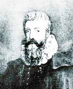 Portrait (extrait) du chanoine Vautrin Lud (créateur du Gymnase Vosgien) par Gaston Save 