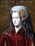Catherine de France (comtesse de Charolais). École française, Portrait de Catherine de Valois, comtesse de Charolais, début du 17ème siècle (Galerie Walcheturm, Zurich). 