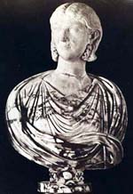 Buste d'Annia Aurelia Faustina, troisième épouse de l'empereur Elagabale