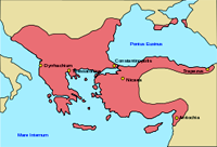 L'Empire byzantin en 1180