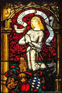 Philippe l'Ingénu, vitrail de l'église évangélique de Neckarsteinach.