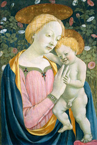 Domenico Veneziano : Vierge à l'enfant (National Gallery of Art Washington)