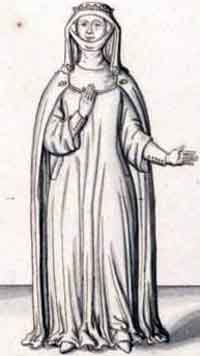 Marguerite d'Artois dame de Brie-Comte-Robert Comtesse d'Évreux. Source : wiki/Marguerite d'Artois/ domaine public