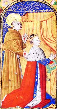 Le Duc François Ier de Bretagne en prière (Bibliothèque Nationale de France). 