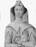 Jeanne de Champagne dite Jeanne 1ère de Navarre Princesse de la maison de Champagne-Reine de Navarre de 1274 à 1305-Reine de France de 1285 à 1305