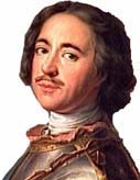 Piotr Alekseïevitch Romanov dit Pierre 1er le Grand Tsar de 1682 à 1725-Empereur de Russie de 1721 à 1725