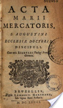 Marius Mercator Auteur ecclésiastique chrétien de l'Antiquité tardive