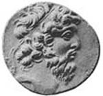 Pièce de Démétrios II datée de l'an 184 de l'ère séleucide (129/128 av. jc)