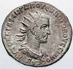 Aureus de Gaius Vibius Volusianus dit Volusien Empereur Romain de 251 à 253. Source : wiki/Volusien/ 