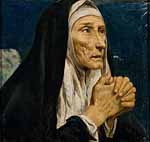 Sainte Monique et la spiritualité des larmes (par Luis Tristán). Source : wiki/ Monique d'Hippone/ Domaine public