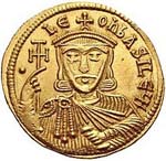 Solidus de Léon V l'Arménien. Source : wiki/Léon V l'Arménien/Auteur Utilisateur : Cplakidas