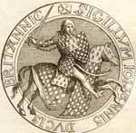 Sceau de Jean II de Bretagne dit le magnifique / Source : wiki/Jean II de Bretagne/ Domaine public