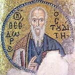 Théodore le Studite (mosaïque du 11ème siècle du monastère Nea Moni de Chios).