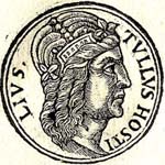 Tullus Hostilius, portrait imaginaire du Promptuarii Iconum Insigniorum de Guillaume Rouillé - 1553