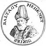 Portrait du Grand Vizir Ottoman Baltacı Mehmet Pacha. (Par William Hogarth)