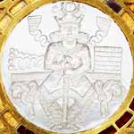 Plat en argent de Khosro 1er, département des Monnaies, médailles et antiques de la Bibliothèque nationale de France. Source : wiki/Khosro Ier/ licence : CC BY-SA 4.0