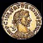 Aureus de Julius Saturninus Usurpateur romain en 281