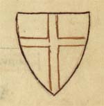 Armes de Hugh Bigot 3ème comte de Norfolk de 1221 à 1225