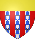 Blason de la Maison de Châtillon. Source : wiki/Maison de Châtillon/ Artiste : Jimmy44