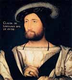Jean Clouet - Portrait de Claude de Lorraine, duc de Guise (Palazzo Pitti à Florence. Source : wiki/Claude de Lorraine/ domaine public