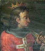 "Détail d'un portrait de Godefroy III (Musée des Offices, Florence)"