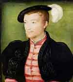 François de Bourbon, comte d'Enghien. Portrait par Corneille de Lyon. Source : wiki/ François de Bourbon (1519-1546)/ domaine public
