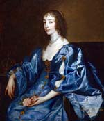 Henriette Marie de France Reine consort d'Angleterre, 1636-1638 (Musée d'art de San Diego.) 
