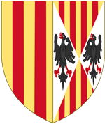 Armoiries d'Eléonore de Sicile, reine d'Aragon