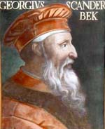 Portrait de Skanderbeg (musée des Offices à Florence)
