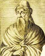 Théodoret de Cyr (gravure du livre d'André Thevet Vrais portraits et vies des hommes illustres, 1584). Source : wiki/Théodoret de Cyr/ licence : CC BY-SA 4.0