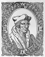 Portrait de Jacques Lefèvre d'Étaples extraite des Vrais Portraits des hommes illustres en piété et en doctrine de Théodore de Bèze.