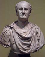 Buste de Vespasien Empereur romain de 69 à 79 (musée du Louvre)