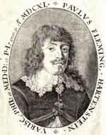 Portrait de Paul Fleming (1609-1640). Source : wiki/Paul Fleming/ domaine public