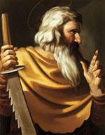 Simon le Zélote ou saint Simon le Cananéen Juif du 1er siècle et l'un des douze apôtres de Jésus-Christ