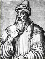 Portrait de Saladin selon André Thevet (Les vrais pourtraits et vies des hommes illustres grecz, latins et payens, 1584)