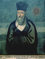Le père Matteo Ricci (portrait par le frère chinois Emmanuel Pereira né Yu Wen-hui)