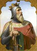 Robert Guiscard par Merry-Joseph Blondel. (Salles des croisades, château de Versailles). Source : wiki/ Robert Guiscard/ domaine public