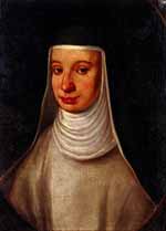 Portrait de Marie Céleste (Virginia Gamba), fille de Galilée