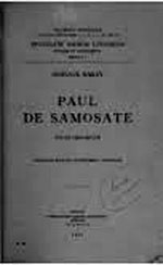 œuvre de Paul de Samosate 