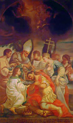 Le baptême de Tiridate IV par Saint Grégoire l'Illuminateur (Collection mechitariste, Venise)