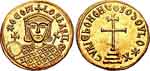 Monnaie de Constantinople représentant un Solidus de Théophile. Source : wiki/ Théophile (empereur byzantin)/ licence : CC BY-SA 2.5