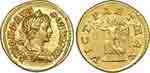 Aureus à l'effigie de Caracalla. Source : wiki/Caracalla/ licence : CC BY-SA 3.0