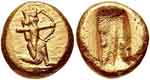 Timocrate de Rhodes a livré des dizaines de milliers de Dariques (populairement appelés « archers »), la principale monnaie de la monnaie achéménide, qui ont été utilisés pour soudoyer les États grecs afin qu'ils déclenchent une guerre contre Sparte, afin qu'Agésilas doive être rappelé d'Asie Mineure. Source : wiki dn anglais/Timocrates_of_Rhodes/ licence : CC BY-SA 3.0