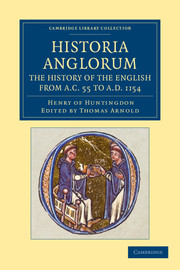 Historia Anglorum de Henri de Huntingdon