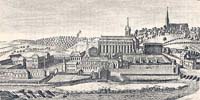 Abbaye de Lobbes avant 1794 (gravure)