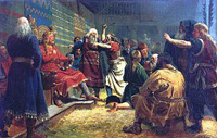 Håkon 1er de Norvège dit le bon Troisième roi de Norvège (peinture de Peter Nicolai Arbo.)