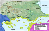Royaume des Sapéens ou royaume des Odryses au 4ème siècle av. jc 