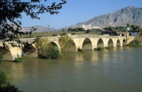 Le pont romain de Mopsueste sur le Ceyhan Nehri.